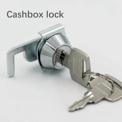 Mini Cam Lock with Quick Clip For Cash Tray Box POS Drawer Lock Money Case Security Cabinet Airbox Lock Cylinder Spare Parts