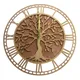 Tree of Life Modern Wooden Wall Clock 3D Vigorous Family Tree Art Non-ticking Home Decor Wall Watch
