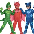 cosplay Blue Pajama Boys Girls Anime Hero Costume with Mask Cosplay Clothe Suit Child Halloween