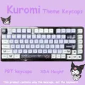 Sanrio Anime Kawaii Kuromi Keycaps Cartoon Style Mechanical Keyboard Key Caps Cute PBT Key Caps