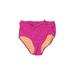 J.Crew Factory Store Swimsuit Bottoms: Pink Solid Swimwear - Women's Size Medium