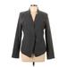 Simply Vera Vera Wang Blazer Jacket: Gray Jackets & Outerwear - Women's Size Large