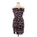 Alexia Admor Casual Dress - Bodycon Open Neckline Sleeveless: Purple Dresses - Women's Size X-Large