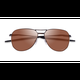 Male s aviator Matte Bronze Metal Prescription sunglasses - Eyebuydirect s Oakley Contrail