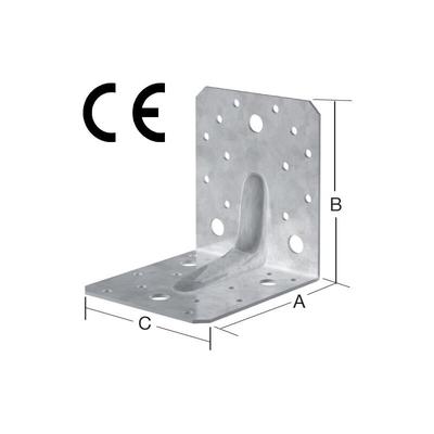 Vormann - Winkelverbinder 105x105x90 mm Edelstahl Image