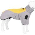 1pc grand chien manteau chaud épaissi grand chien vêtements pour l'automne et l'hiver réfléchissant coton rembourré vêtements pour animaux de compagnie avec col chaud pour veste pour animaux de