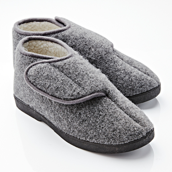 Pantoffel dunkelgrau Image