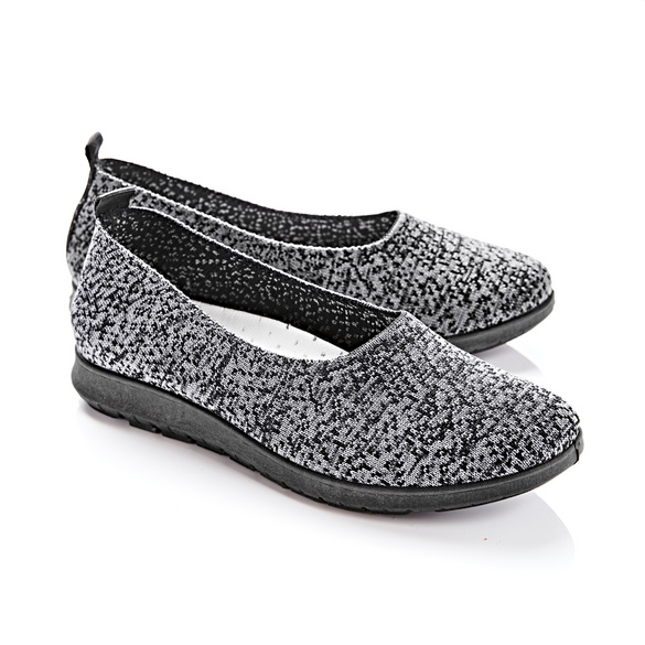 Soft-Slipper "Vicky" grau-schwarz Image