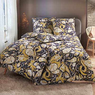 Bettwäsche "Paisley" schwarz-gold, 2-tlg. Image