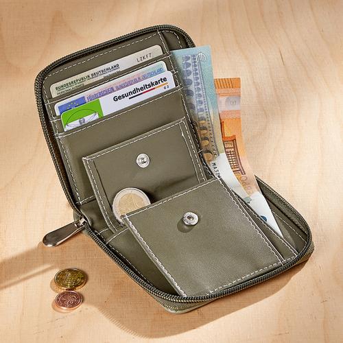 Geldbörse mit RFID-Schutz, khaki