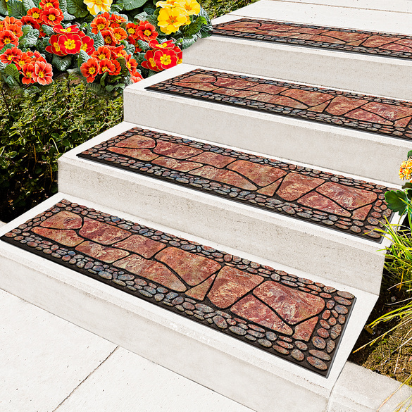 Stufenmatten "Steine" terra, 2er-Set Image