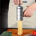 Stainless Steel Noodle Maker,Manual Pasta Machine Stainless Steel Pasta Maker Pasta Press Noodle Machine, kitchen Aid Asseccories Pasta Tools