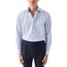 Contemporary Fit Solid Blue Twill Dress Shirt