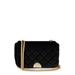 Helen Quilted Velvet Convertible Shoulder Bag