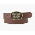 Levi's Unisex Billy Plakette Belt, Medium Brown, 100 cm