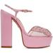 Pink Farfalla Heeled Sandals - Pink - Sophia Webster Heels