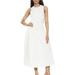 Lyle Drop Wait Maxi Dress - White - Alexia Admor Dresses