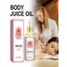 Fiudx Body Juice Oil Natural Strawberry Body Oil for Women After Shower Care Natural Essential Oil Moisturizes Skin Making It Smooth and Avoiding Dryness 2.12 Oz