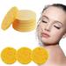 JINCBY Clearance 30PC Turmeric Cleansing Face Pads Natural Compressed Facial Sponges Exfoliating Cleansing Sponge Facial Cleansing For Exfoliating Skin Or Makeup Residues Gift for Women