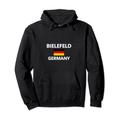 Deutschland Deutschland Flagge Stadt Bielefeld Pullover Hoodie