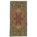 Brown 28 W in Rug - Doris Leslie Blau Antique 2'4" x 5'2" European Fragment Botanic Handmade Wool Rug Wool | Wayfair DLB-BB5495