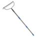 WBTAYB Metal Garden Rake Heavy Duty Bow Rake with 5FT Stainless Steel Handle Rake for Gardening with 14 Tines