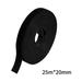 1Pack Tie Tape Plant Ties Hook & Loop Garden Supports bamboo cane Wrap support Black
