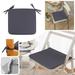 Pengzhipp Seat Cushion Square Strap Garden Chair Pads Seat For Outdoor Bistros Stool Patio Dining Room Soft Cozy Home Textiles Gray