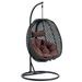 mteryoing Swinging Chair Hammock Egg Chair Patio Wicker Swing Egg Hanging Chair With Stand 350lbs Maximum Weight Capacity For Indoor Outdoor Patio Bedroom Balcony