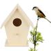 Discountï¼�Beppter Bird Feeders 1Pc Creative Wall-Mounted Wooden Outdoor Bird s Nest Bird House Dox Box Box House Bird Box Bird House Bird Bird House Wooden Other