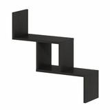 Furinno Rossi Wall Mount Floating Ladder Shelf Espresso