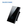 Smart Light Switch US No Neutral Wire Required WiFi Touch Wall Switch US 100-240V 1 2 3 Gang Works with Alexa Hey Google