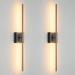 Wall Sconces Set of Two Black and Brass Gold Sconces Wall Decor Set of 2 Modern Wall Light Fixtures Metal Sconces Wall Lighting with Clear Glass Shade Farmhouse Wall Lamp for Mirror Living Room