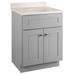 Ebern Designs Frits Brookings Shaker 25" Single Bathroom Vanity Set Wood/Marble in Gray | Wayfair FE45DD48111B47A29725929F572100BA