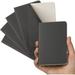 Pocket Notebook 6 Pack Softcover Mini Notebooks 3.5 x 5.5 Black Notebook Small Memo Notepad for Men Women Kids Traveler Author 30 Sheets 60 Lined Pages Ruled