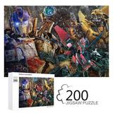 Transformers Puzzle - 200 Pieces Jigsaw Puzzles for Adults Families Or Kids