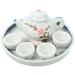 1 Set of Play Tea Set Pretend Play Tea Set Miniature House Teaware Tea Set for Little Girl