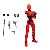 taoGoods Titan 13 Action Figure Assembly Completed Dummy 13 Action Figure Lucky 13 Action Figure T13 Action Figure 3D Printed Multi-Jointed Movable Nova 14 Action Figure Toy