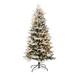 The Holiday Aisle® Easy Set-Up 82.7' Lighted Pine Christmas Tree in Green/White | Wayfair A817EF8668794B94A499B83E355AED0F