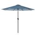Arlmont & Co. Saneela 9ft Market Umbrella, Polyester in Blue/Navy/Black | 95.43 H x 98.4 W x 98.4 D in | Wayfair 76303EB04BA74E7B9779A7B0E2F60B4B