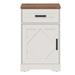 Gracie Oaks Norhan Nightstand Wood in White | 24.3 H x 19.7 W x 15.4 D in | Wayfair CC5A14E6C8FC4DFBBDB26EBE03AF29A1