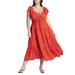 Plus Size Women's Ruffled Tiered Dress by ELOQUII in Blaze Red (Size 20)