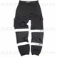 Kapton High Vis Pants Combat Joggers Reflective Hi Visibility Sport Pants, Black, Xl