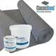 Epdm Rubber Roofing Kit For Flat Roofs - 1.2mm Bba Certified Classicbond Rubber Roofing Membrane And Adhesives - 9.5M X 3.5M