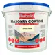 Kingfisher Building Products Weatherflex Smooth Premium Masonry Paint - 10L - Cornish Cream - For Brick, Stone, Concrete Block, Concrete, Render