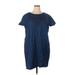 Old Navy Casual Dress - Shift: Blue Dresses - Women's Size 2X-Large