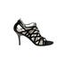 Enzo Angiolini Heels: Black Grid Shoes - Women's Size 8