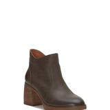 Lucky Brand Quinlee Ankle Bootie - Women's Accessories Shoes Boots Booties in Open Brown/Rust, Size 8.5