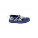 The North Face Flats: Blue Color Block Shoes - Kids Girl's Size 5