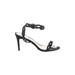Banana Republic Heels: Black Print Shoes - Women's Size 8 - Open Toe